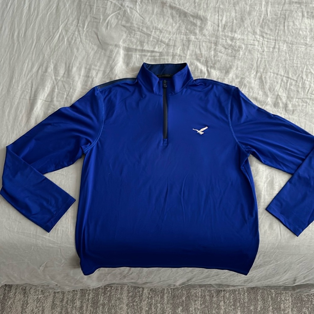 Greyson Golf 1/4 zip. Royal Blue